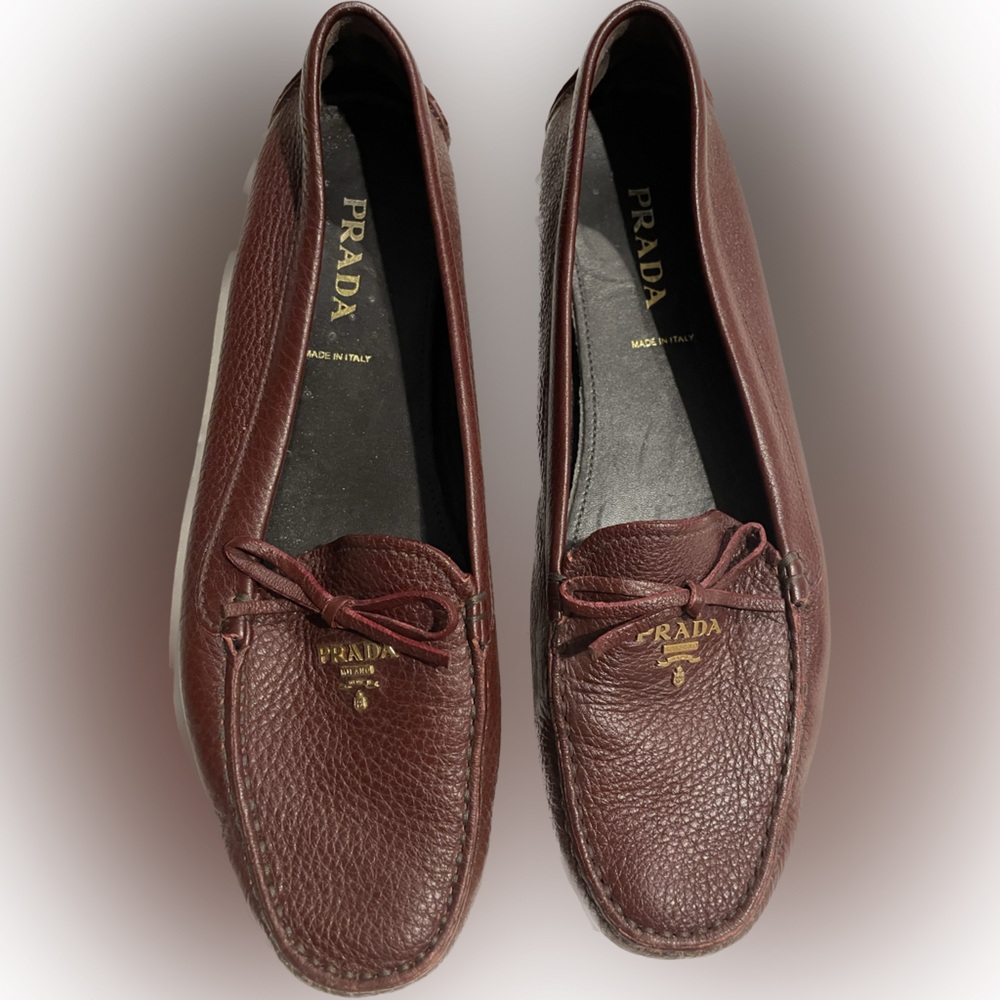 Prada driving loafers